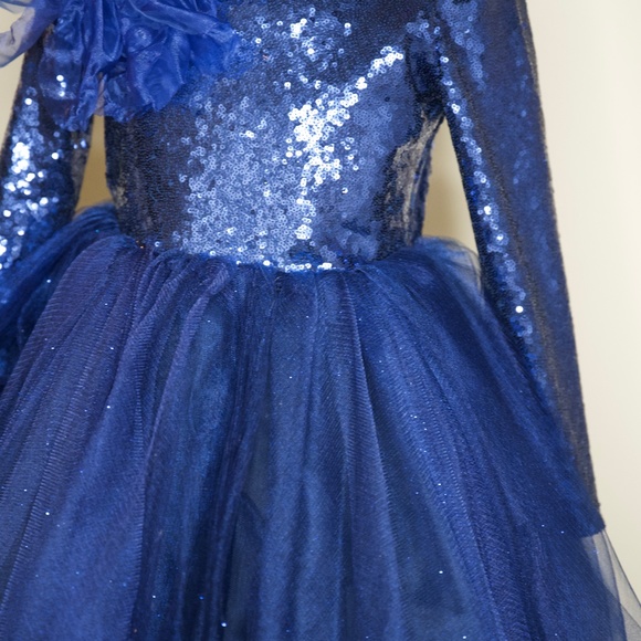 Sparkly Sequin and Tulle Party Dress for Girls - Picture 4 of 7